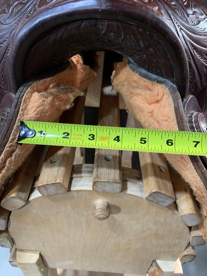 Used Western Rawhide Saddle