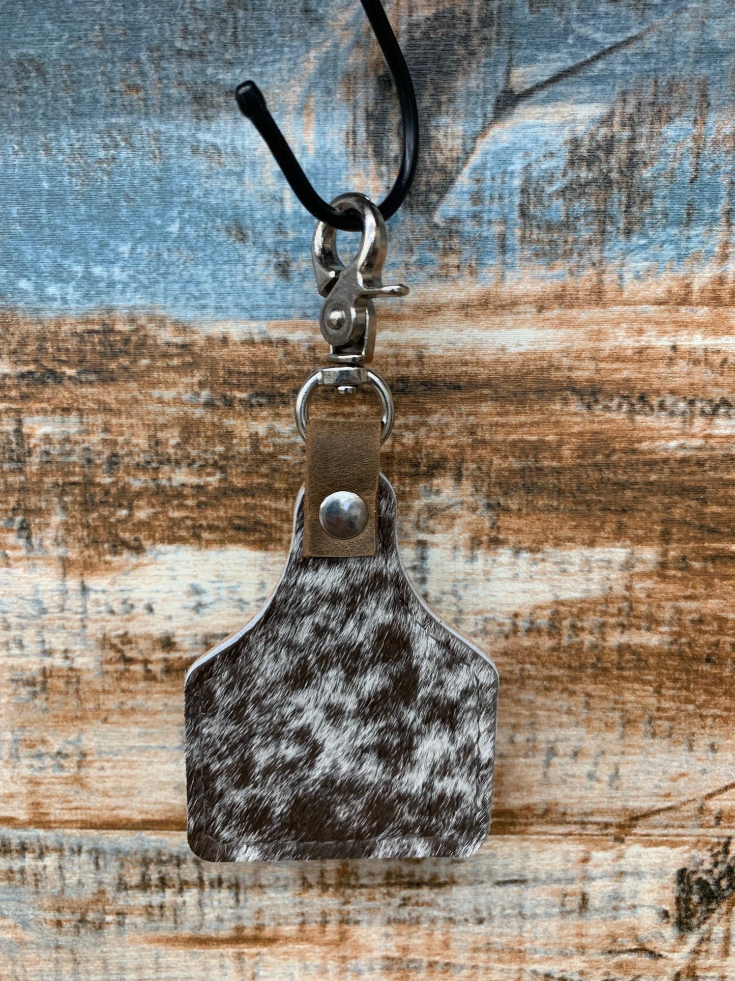 TC Hide Ear Tag Keychains