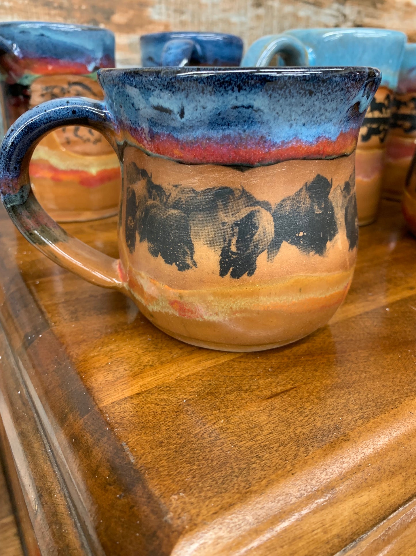 Azul Pottery Mugs