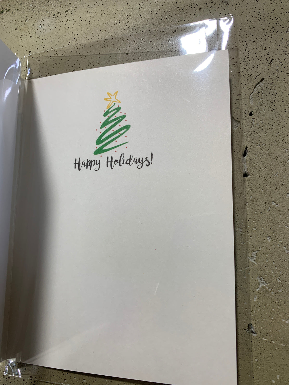 Christmas Card- Horse w/ Christmas Blaze