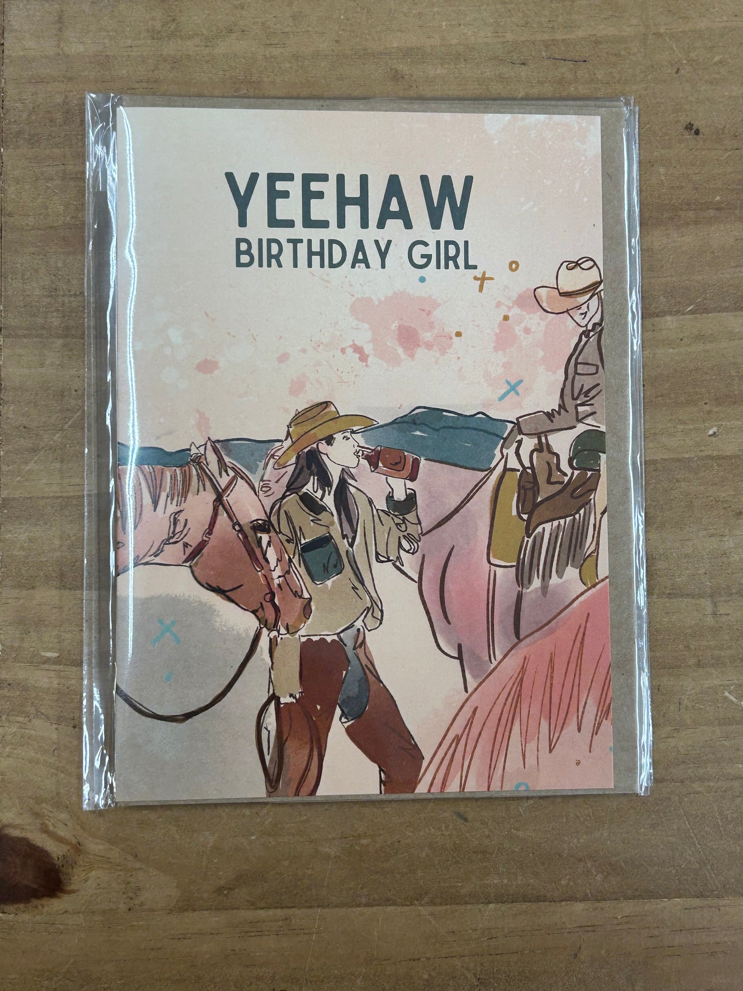 YEEHAW Birthday Girl Card
