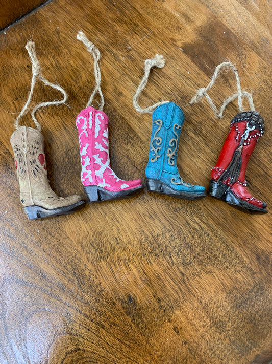Cowboy Boot Ornaments