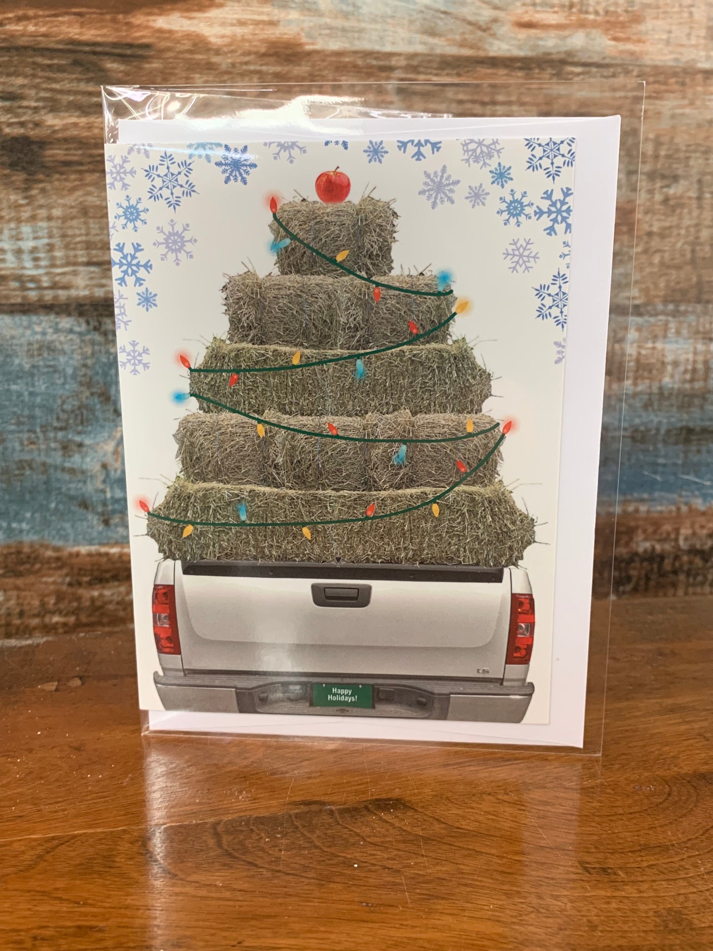 Holiday Card- Load of Hay