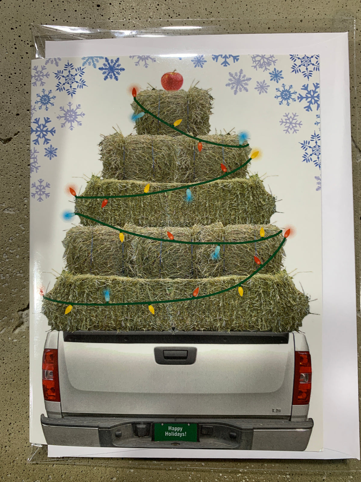 Christmas Card- Load Of Hay