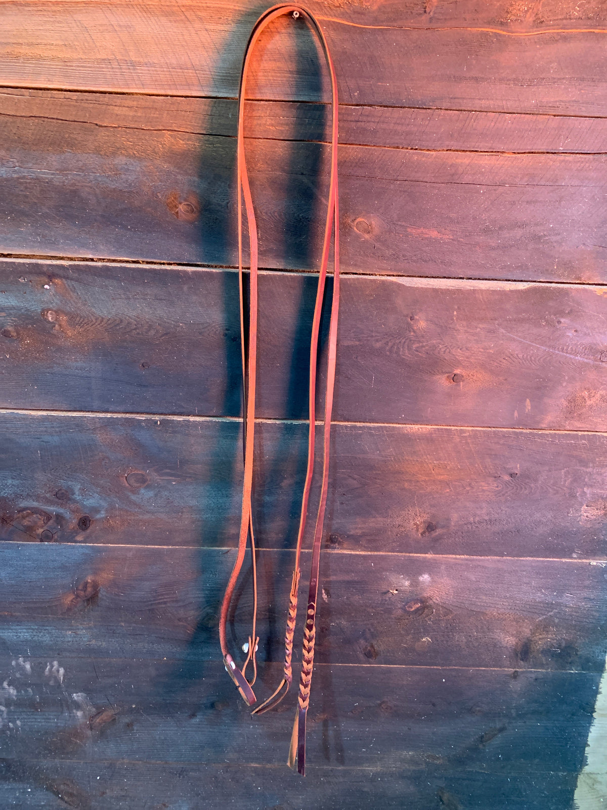 KW Leather Latigo 8ft Split Reins