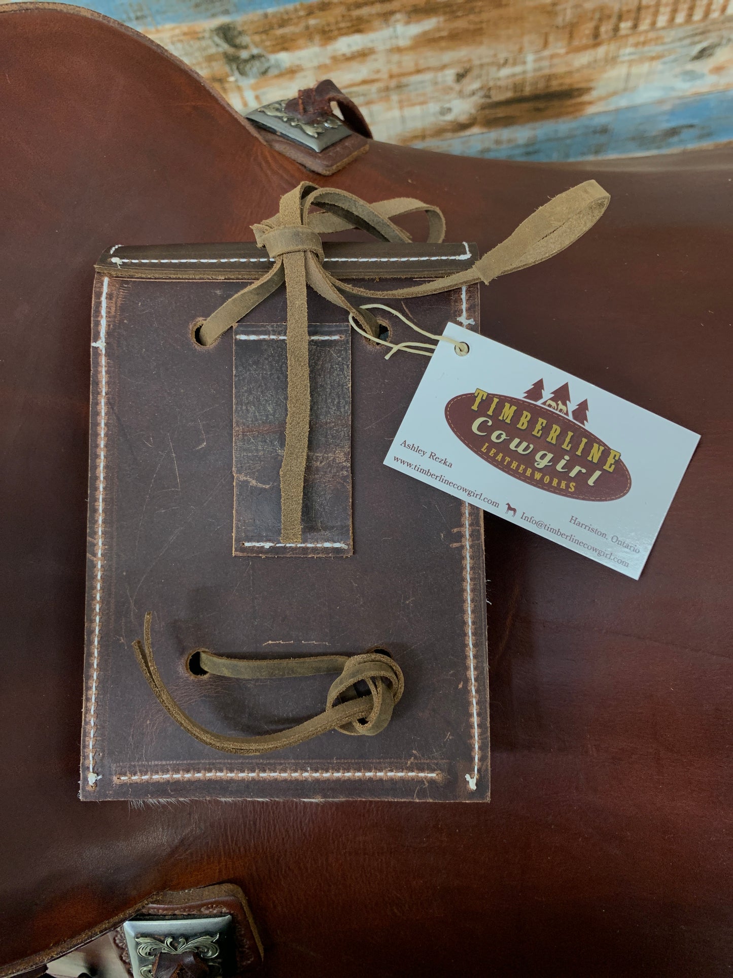 TC Pouch with Ties and Belt Loop