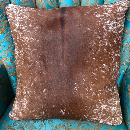 TC Cowhide Throw Pillows
