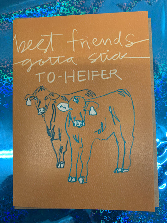 Artisan Best Friends Greeting Card