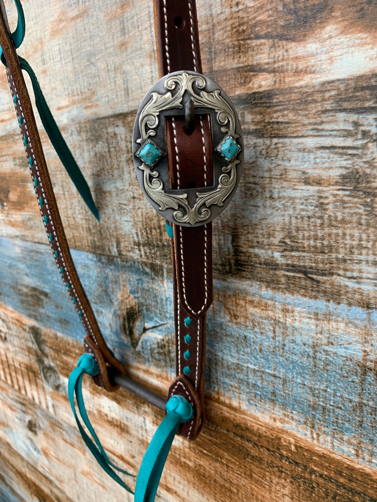 3/4” Slip-ear Chocolate Headstall