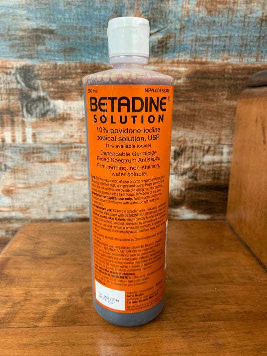 Betadine Solution 10% 500ml