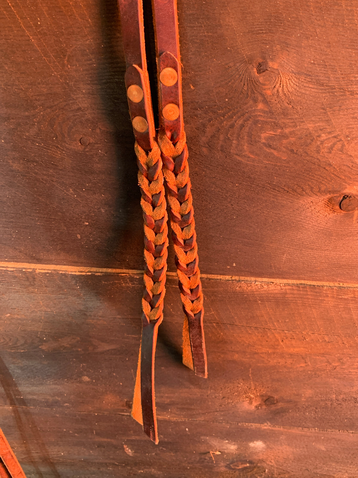 KW Leather Latigo 8ft Split Reins