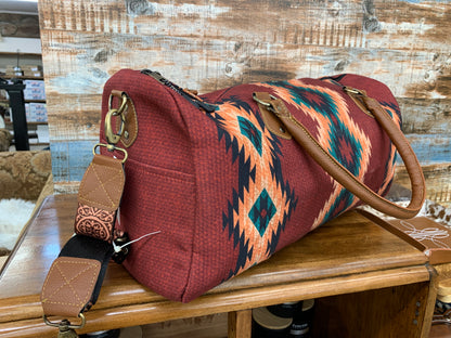 Canvas Duffel Bag -Aztec