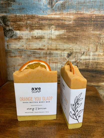 Shea Butter Body Bar -Orange You Glad?