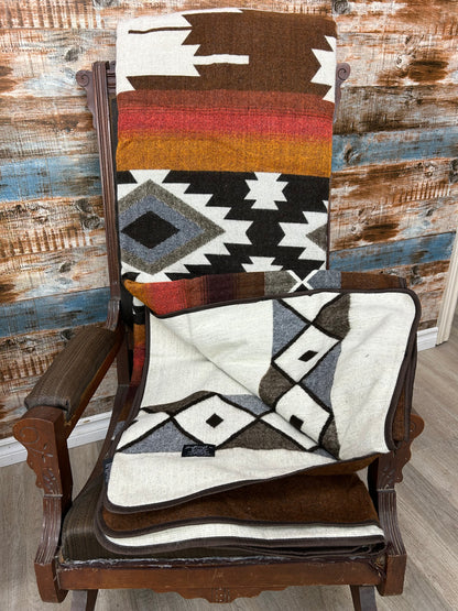 Aztec Diamond Reversible Blanket- Machala