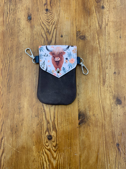 TC Patterned Belt Loop Phone Pouch