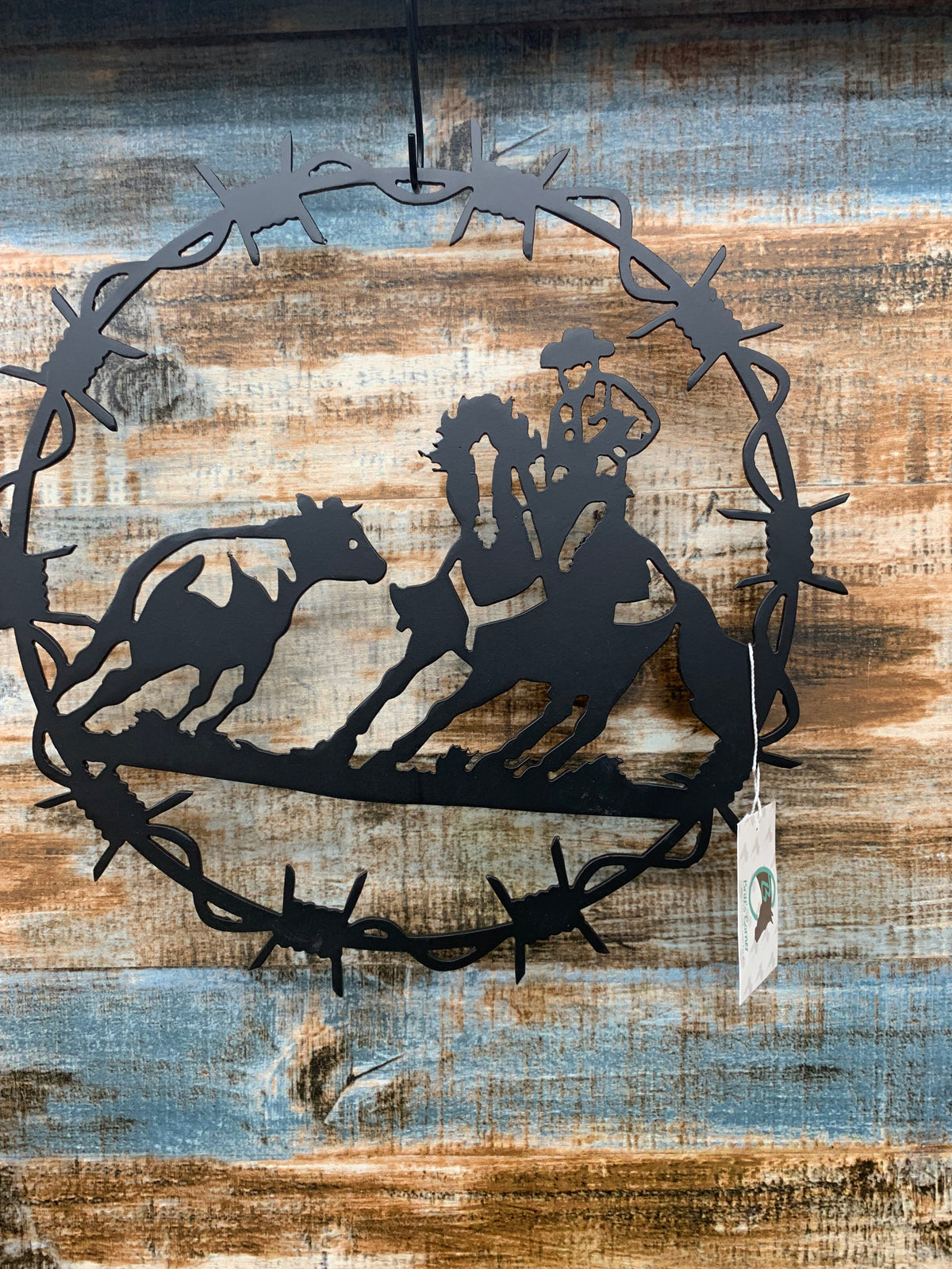 Cowboy Metal Signs