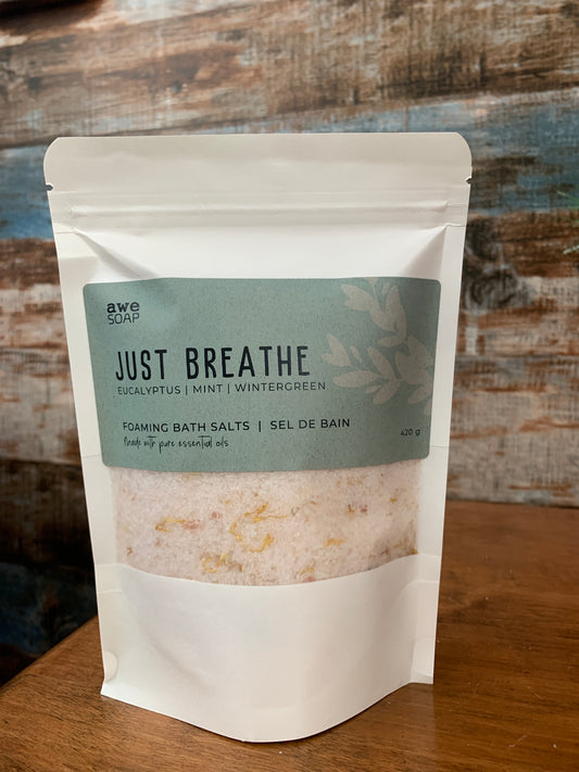 Foaming Bath Salts - Just Breathe