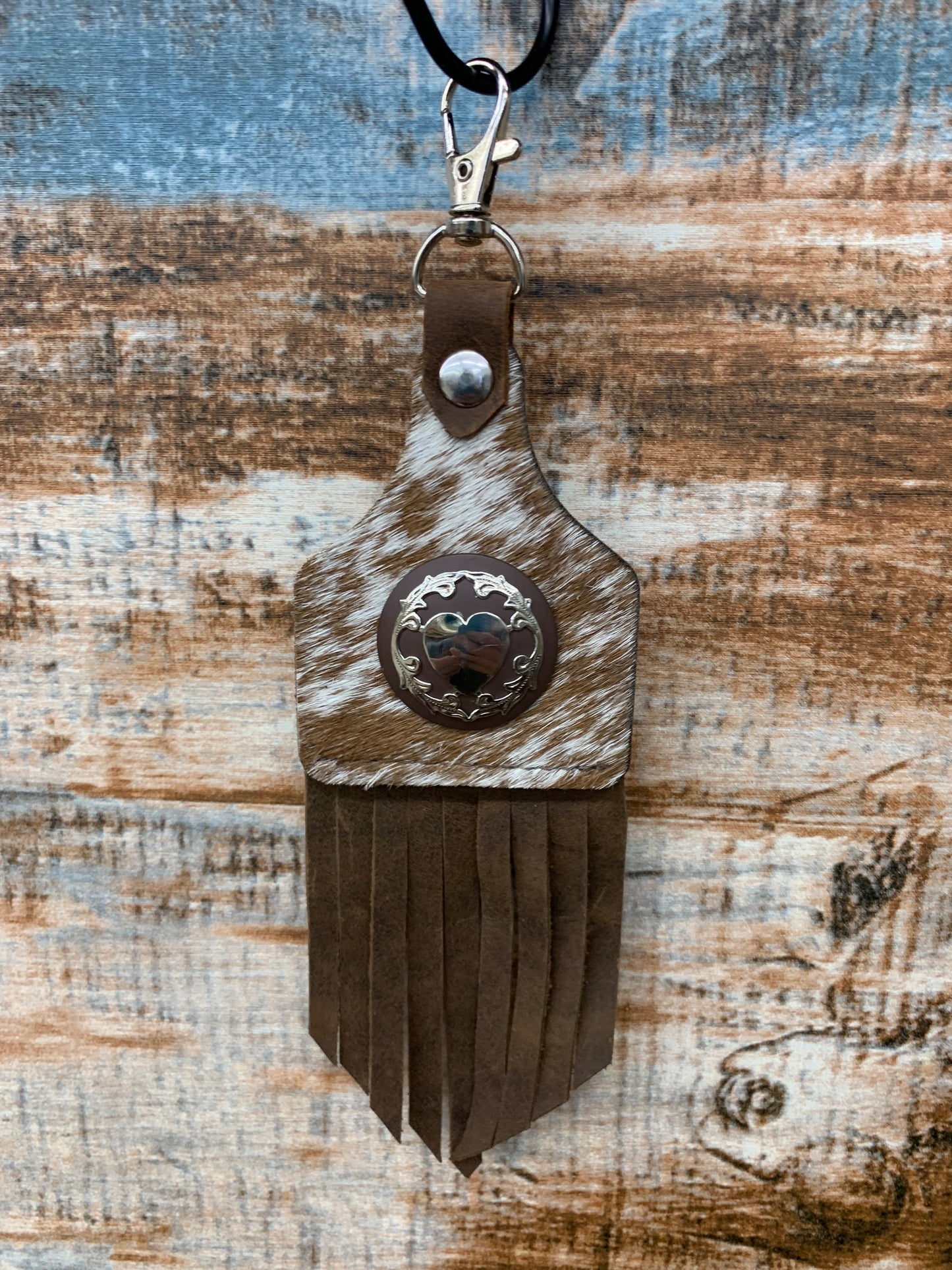 TC Hide Ear Tag Keychains