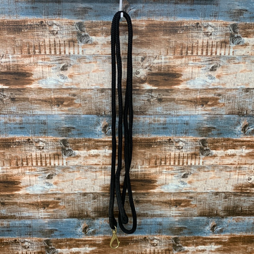 11ft lead rope with 3” brass clip
