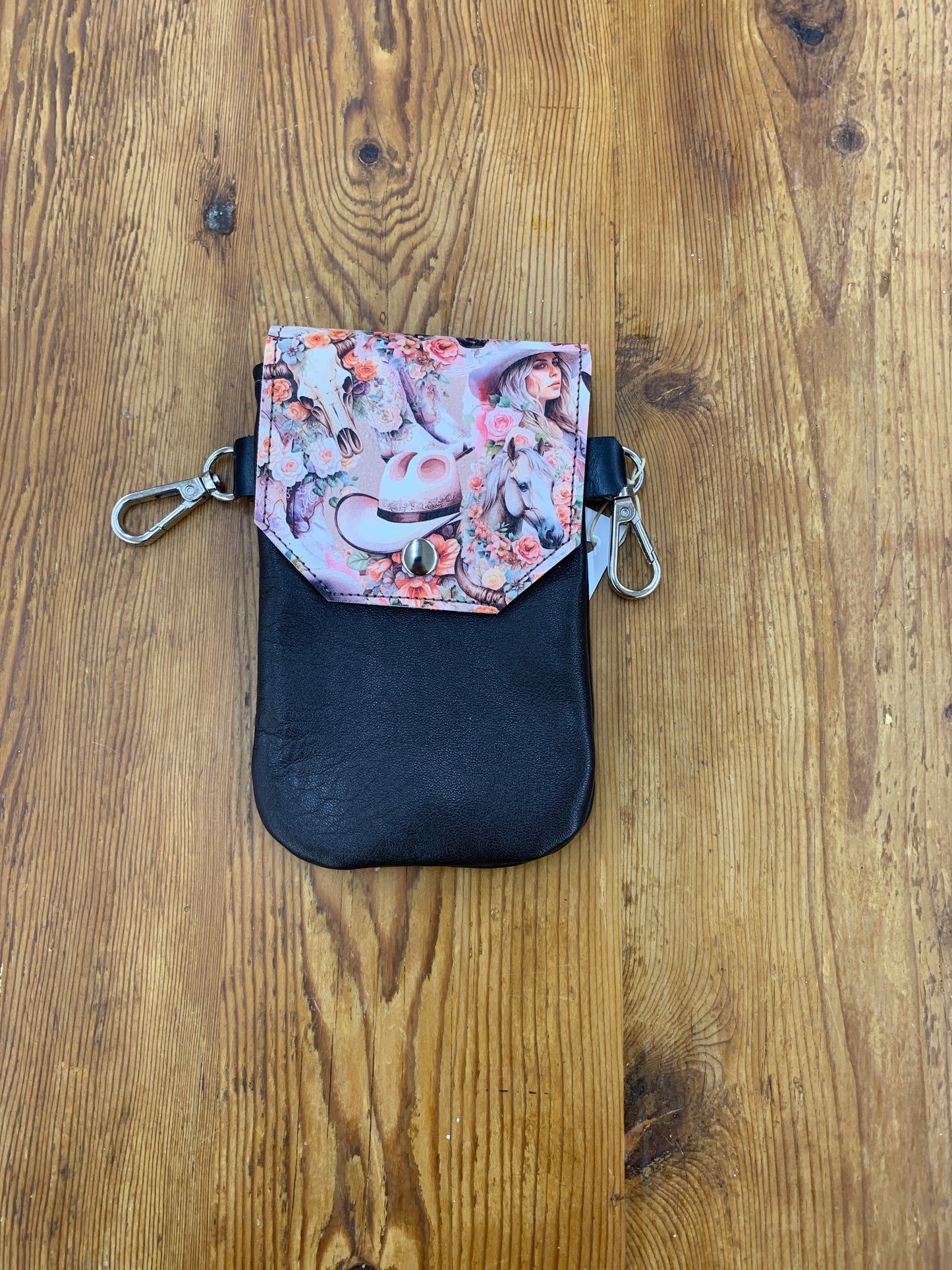 TC Patterned Belt Loop Phone Pouch