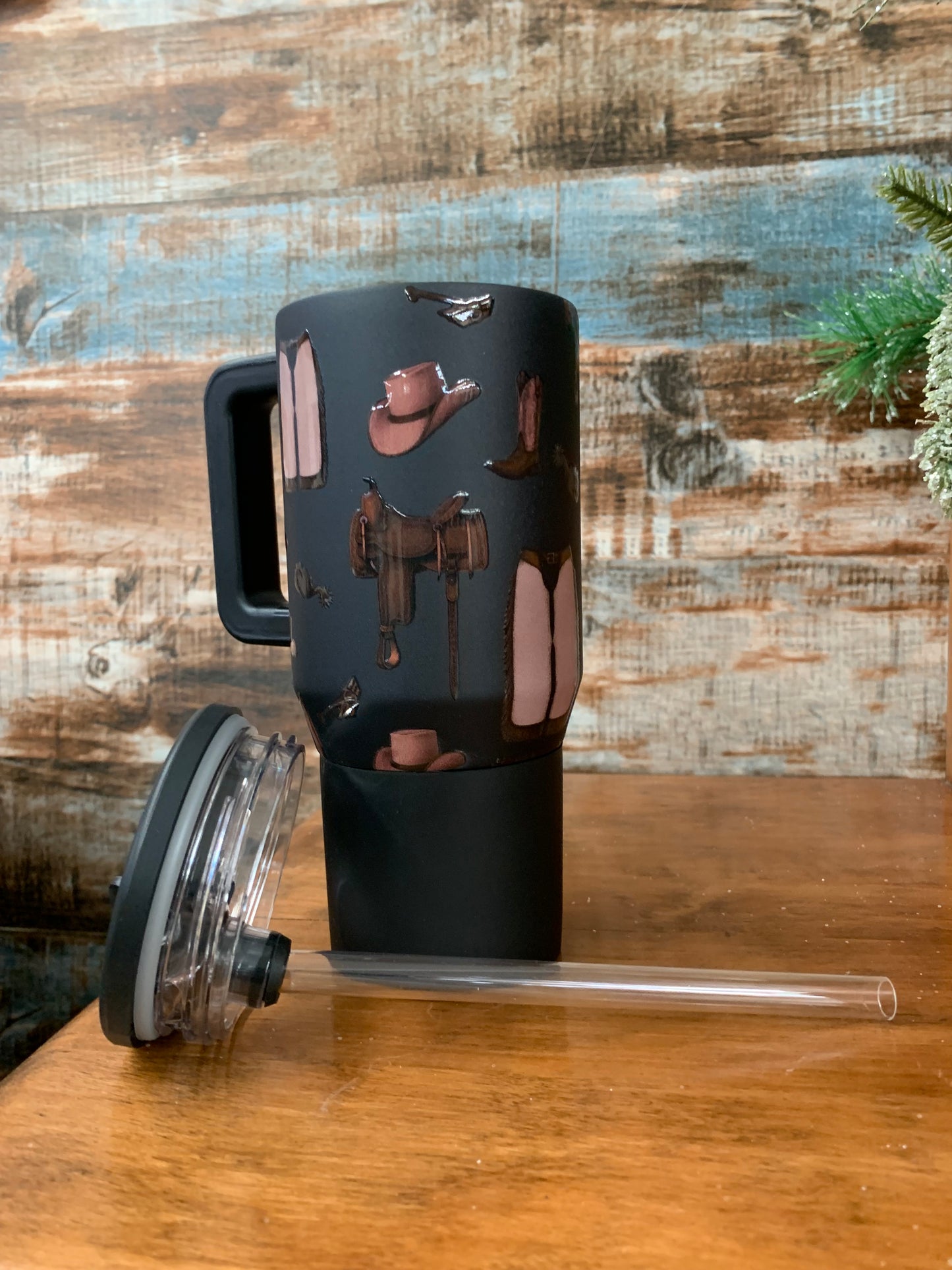 Western Flip Top Tumbler