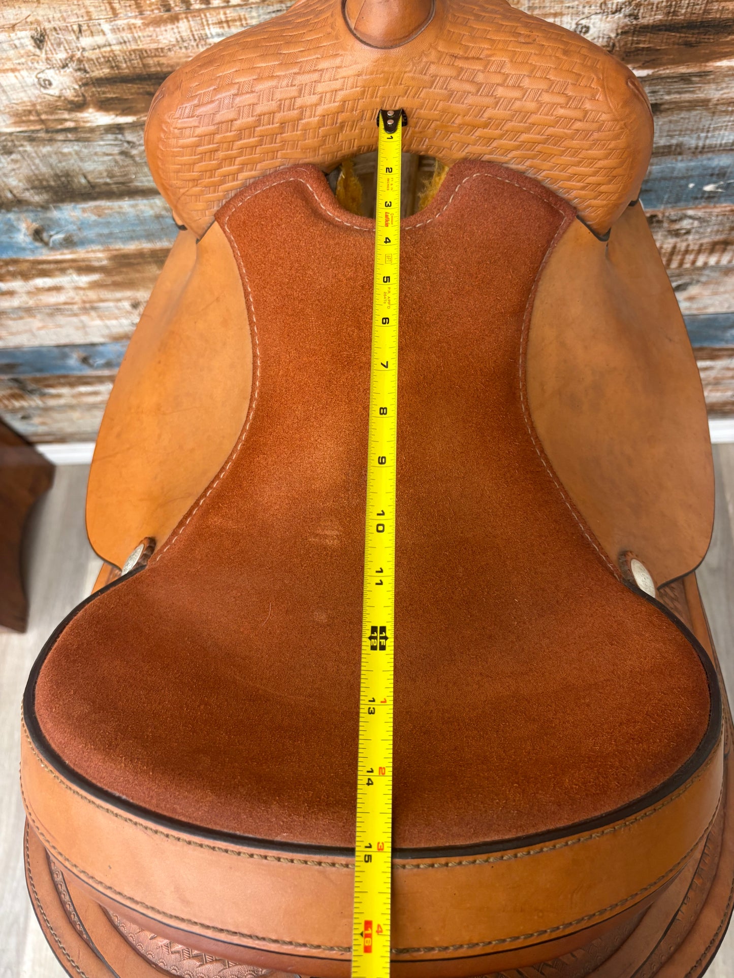 Used Western Rawhide Saddle