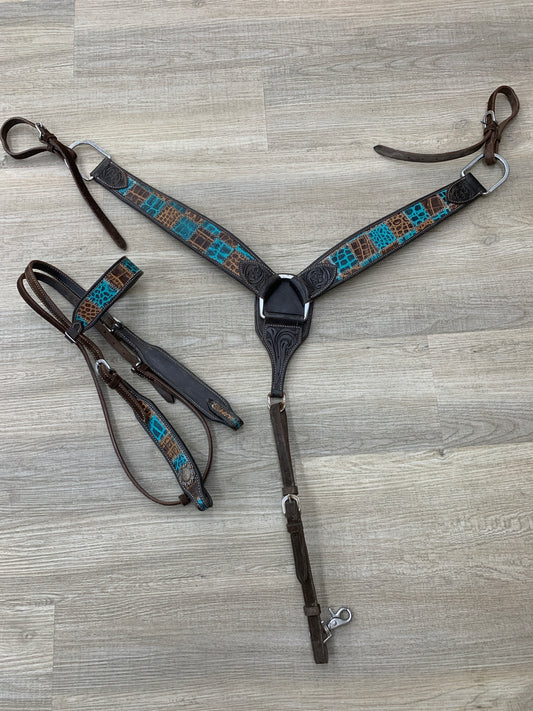 Used breast collar and Headstall set