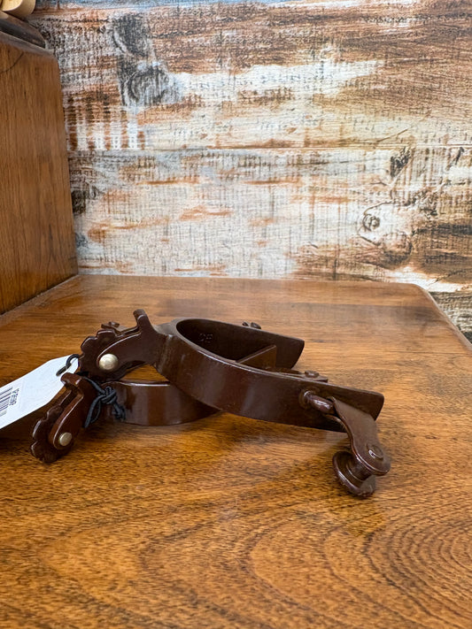 CE 5/8” Band 3/4” Shank Plain Kid Spur