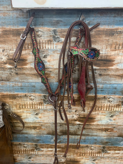 Used Headstall/Reins/Breast collar Set