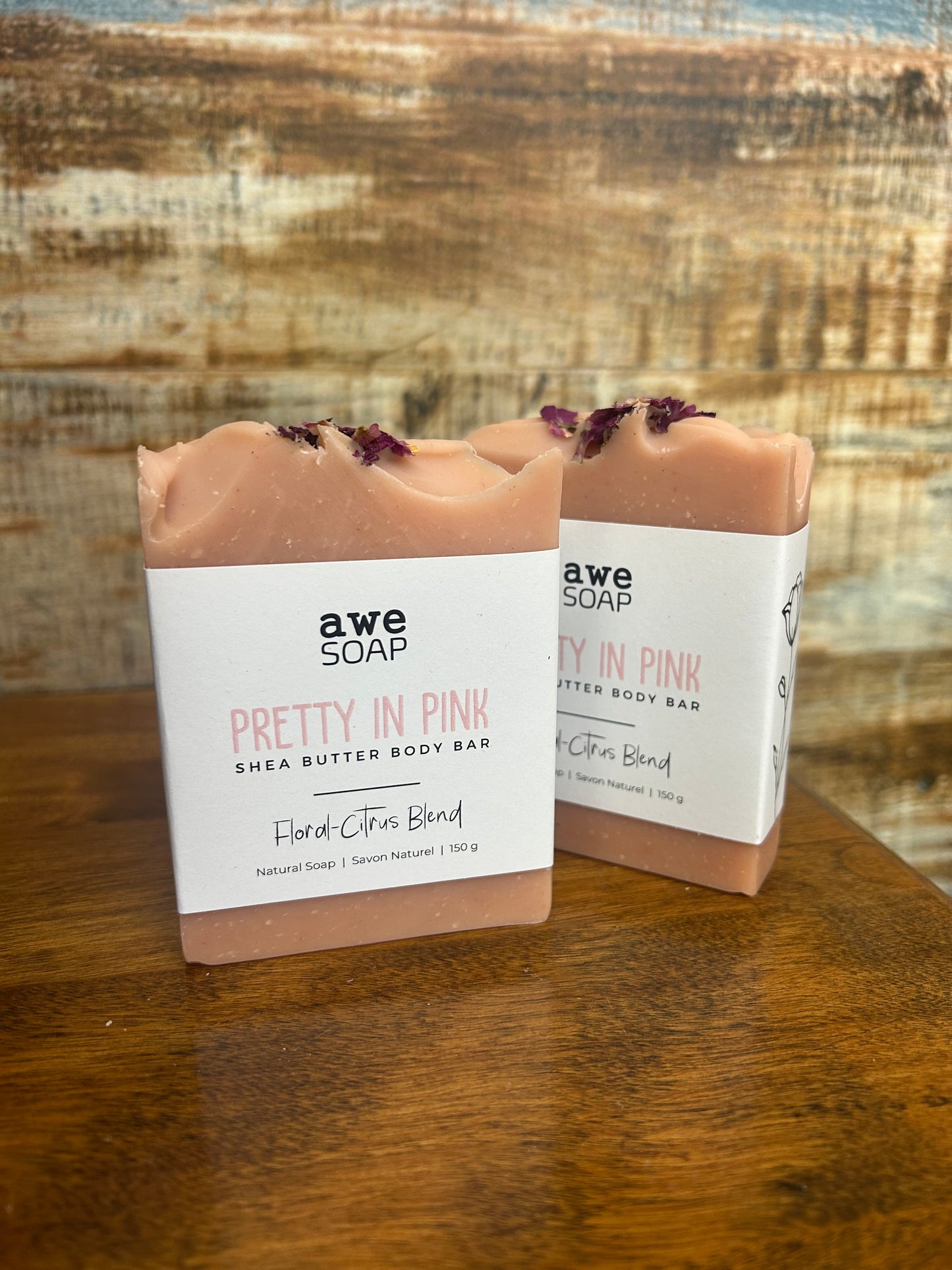 Shea Butter Body Bar -Pretty in Pink