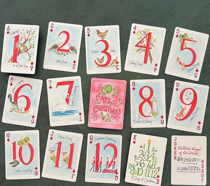12 Days of Christmas Playing Deck