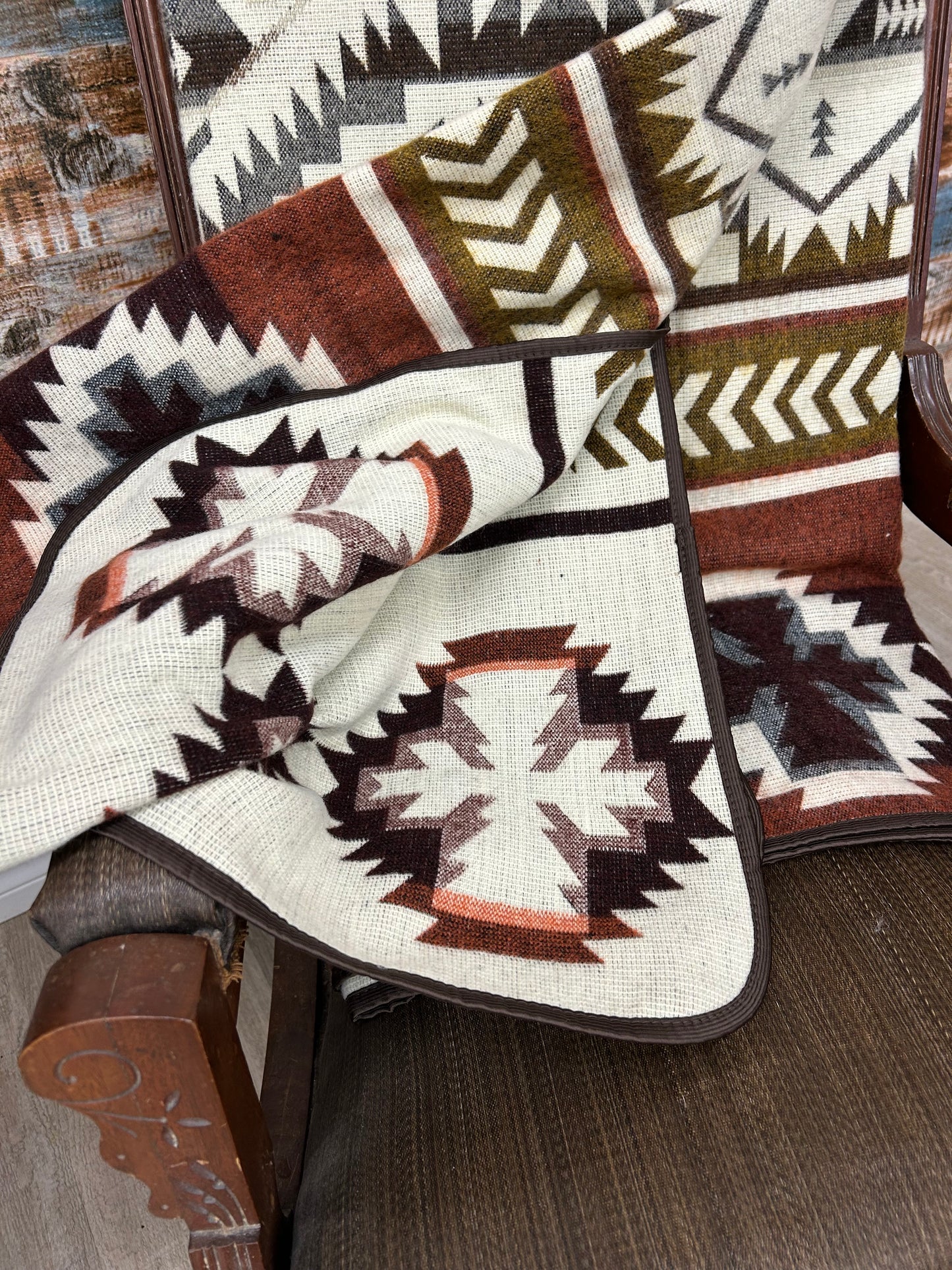 Aztec Reversible Blanket- Olmedo