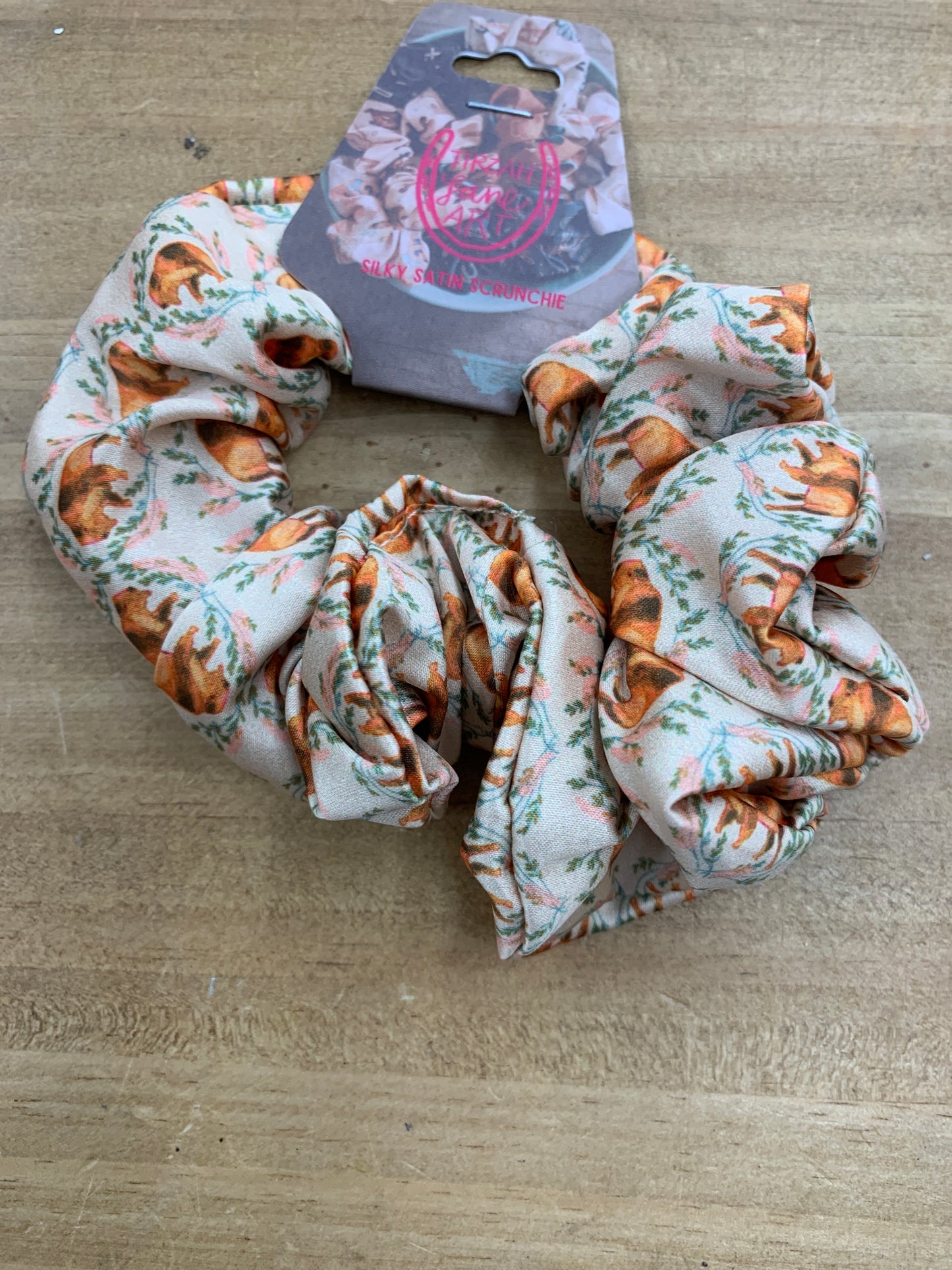 Prairie Flower & Boots Scrunchies