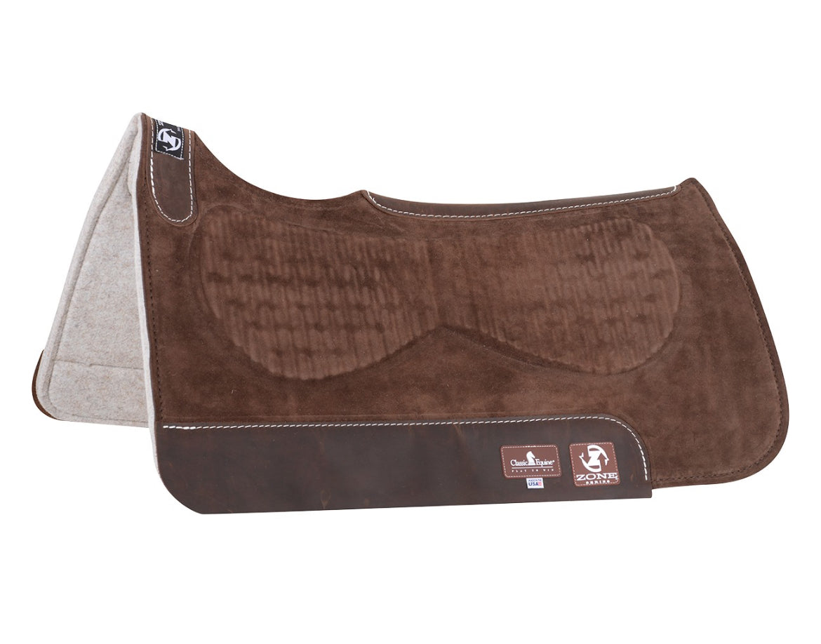 Zone Pad Brown Suede Top- Felt Bottom