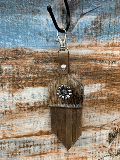 TC Hide Ear Tag Keychains