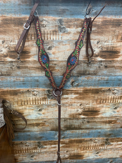 Used Headstall/Reins/Breast collar Set