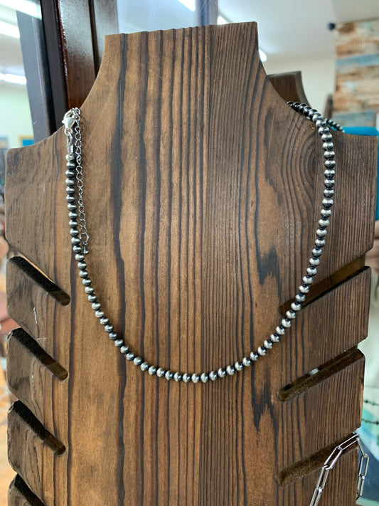 Authentic 4mm Navajo Pearl Choker