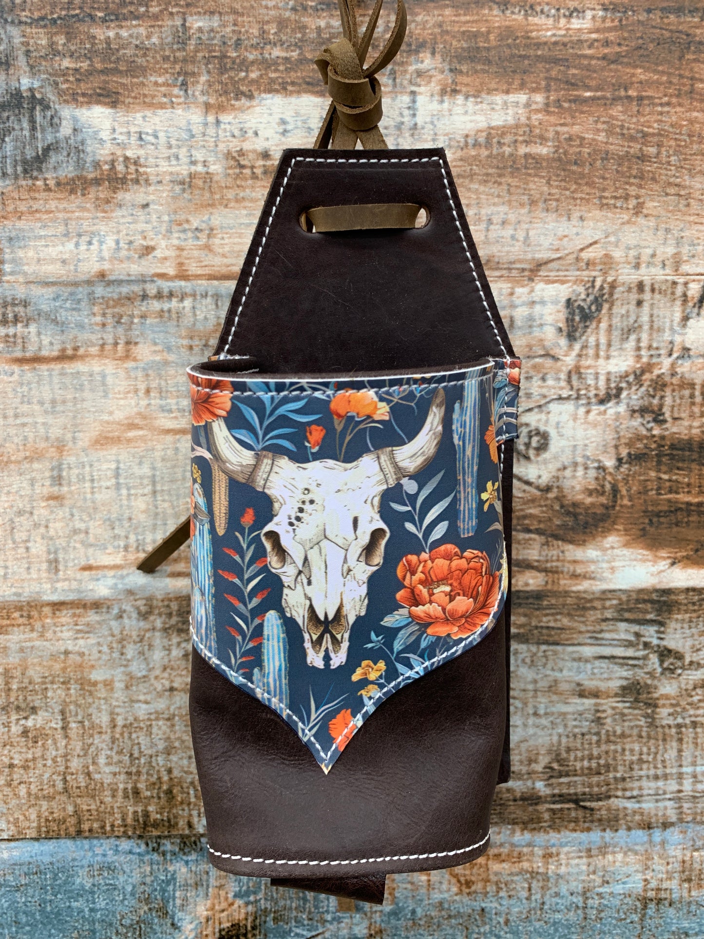 TC Leather Bottle Holder