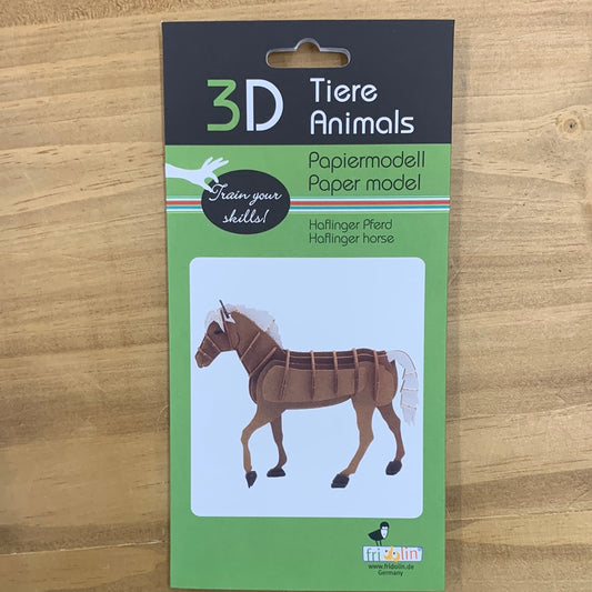 3D Animal paper model