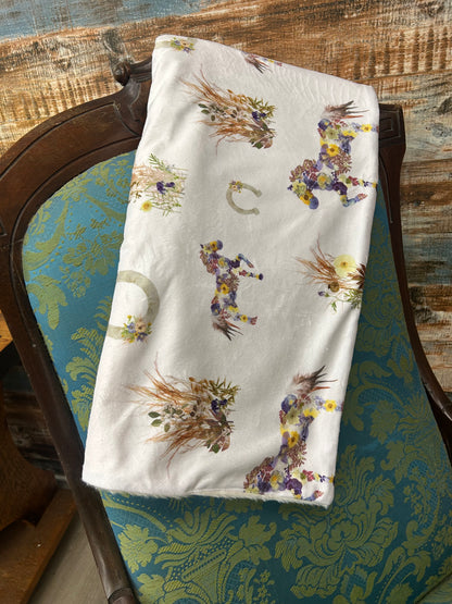 Wild Horses Baby Blanket