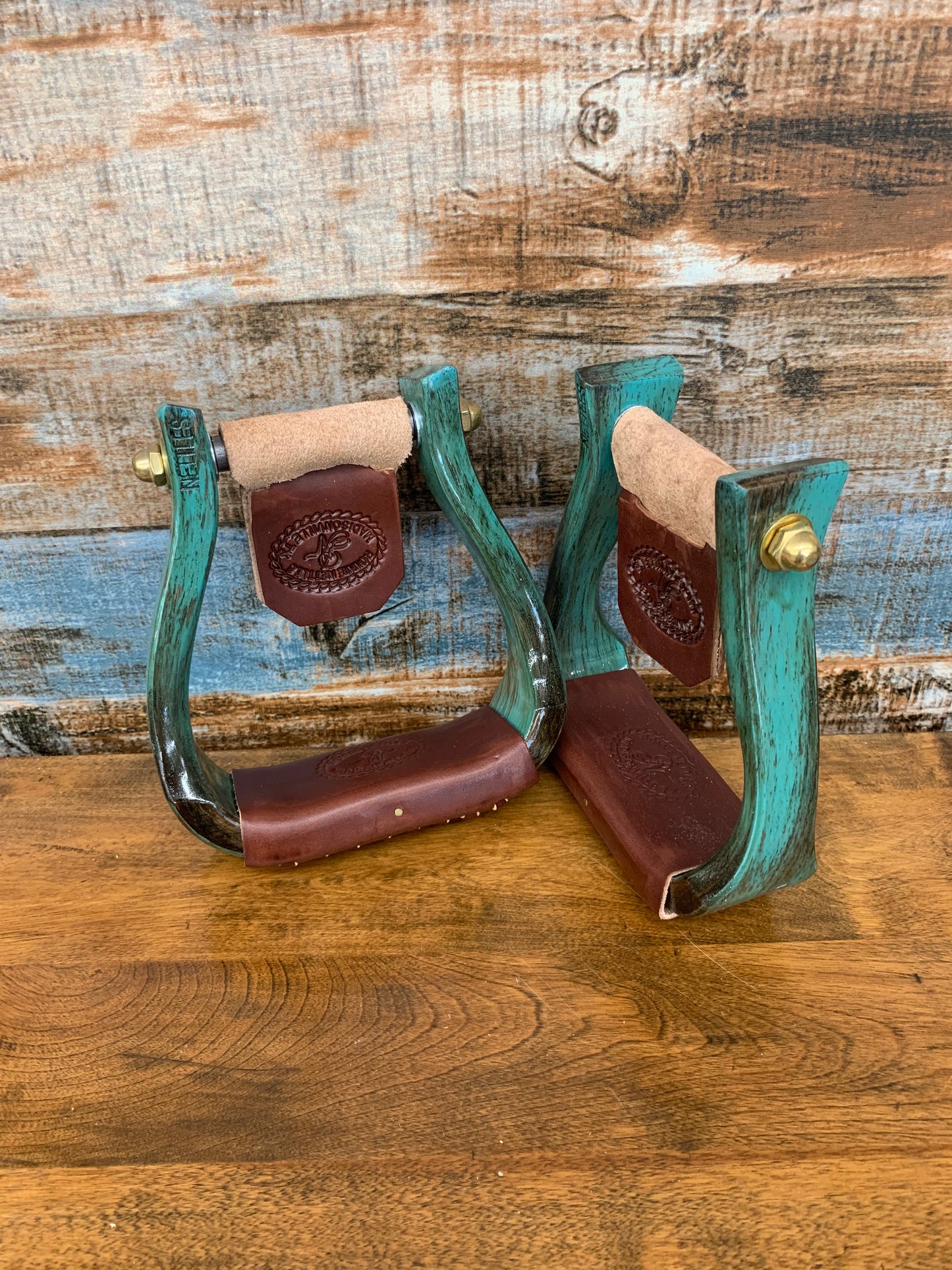 Nettles 2” Half Breed- Distressed Turquoise