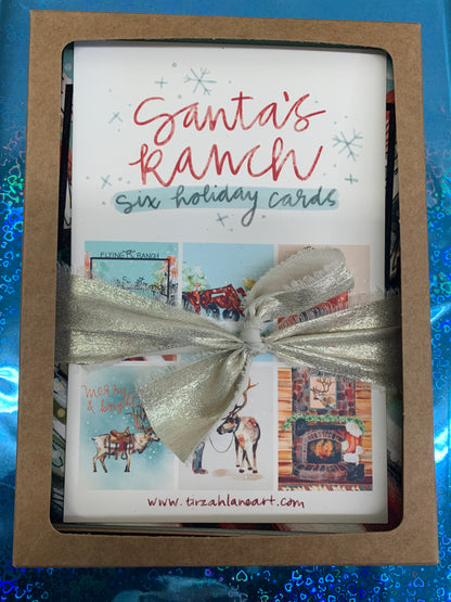 Artisan Santa’s Ranch Christmas Card Box Set