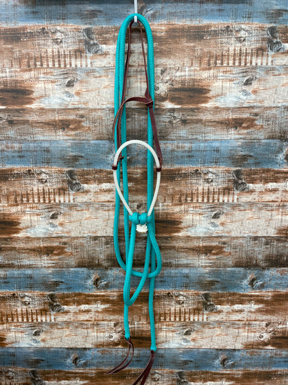 Loping Hackamore Split Reins