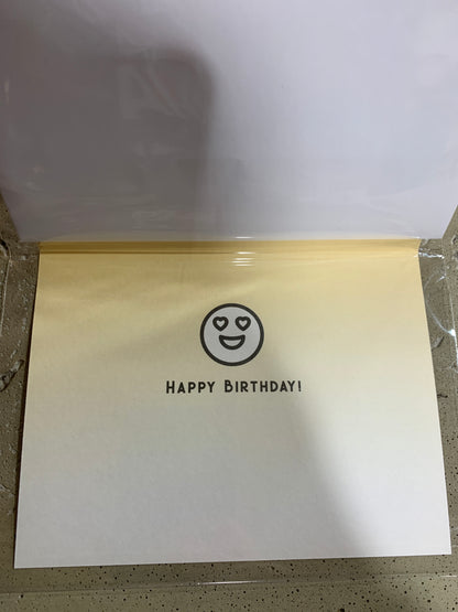 Birthday Card- Horse + Cake= Happy Birthday