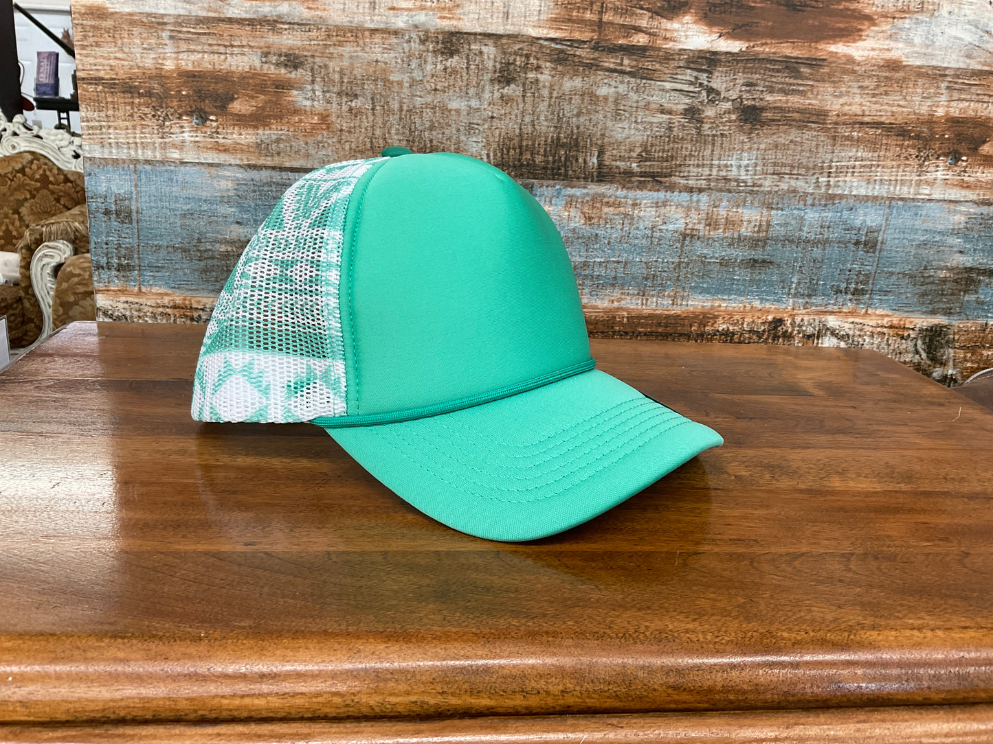 Aztec mesh trucker hat