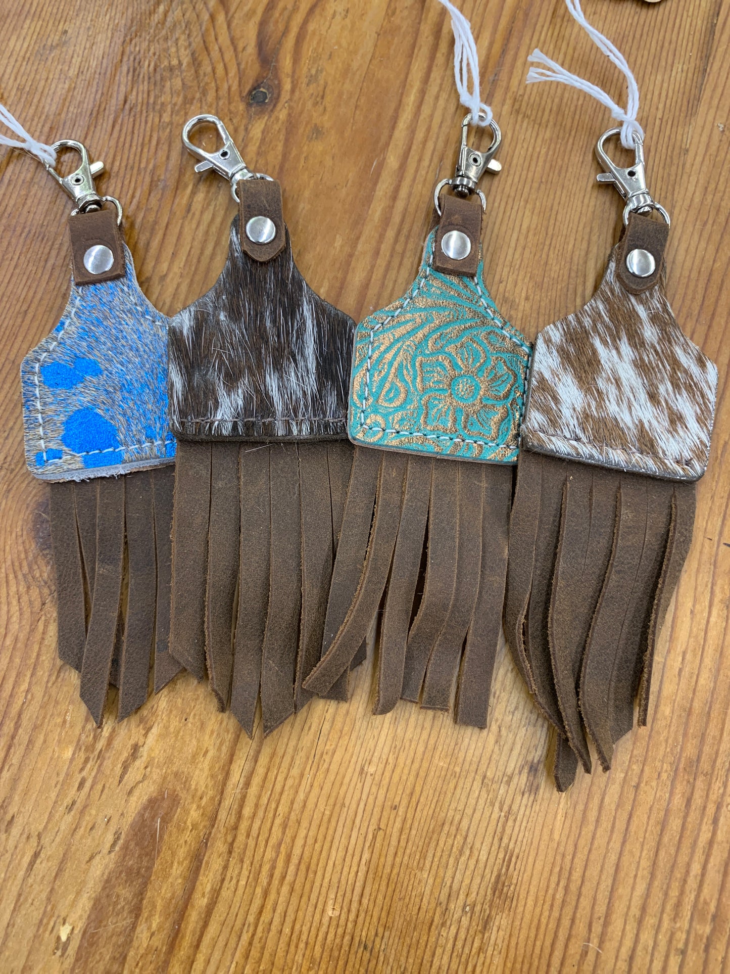 TC Tag Keychains W Fringe