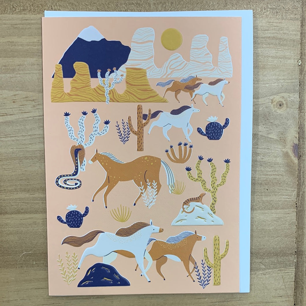 Greetings card,Wild world