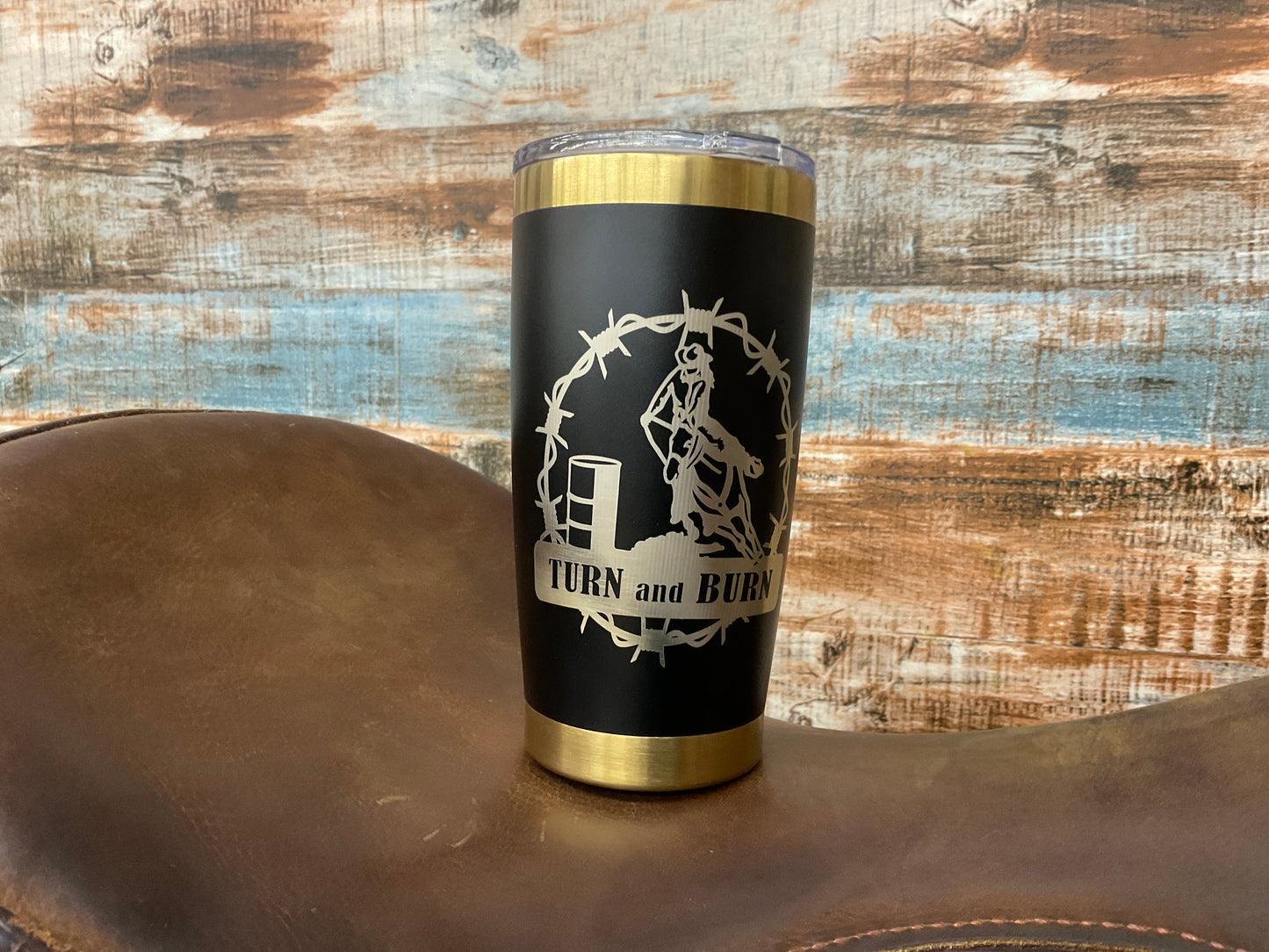 Tahoe Copper & Black Turn and Burn Tumbler