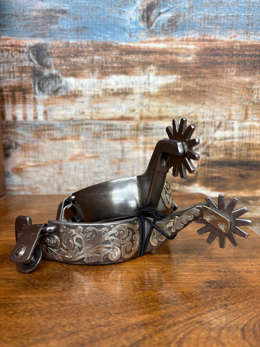 CE Spur Performance Horse Collection 1 1/4” Band 2 1/4” Shank 12pt