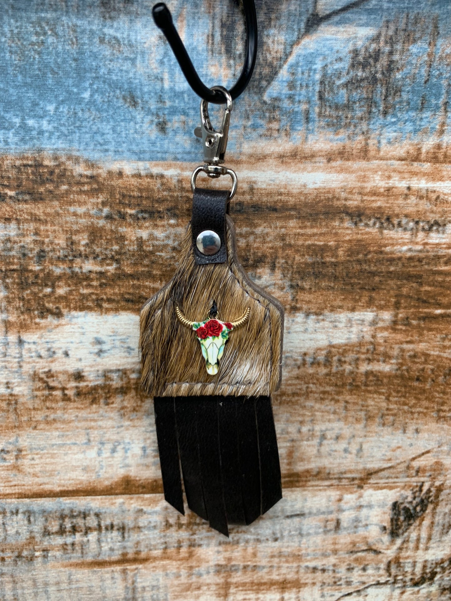TC Hide Ear Tag Keychains